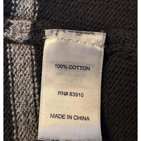 St John's Bay Womens Small Open Front Striped Waterfall Cardigan Sweater Cotton - Picture 8 of 12